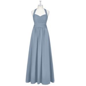 Azazie Claudia Bridesmaid Dress Dusty Blue